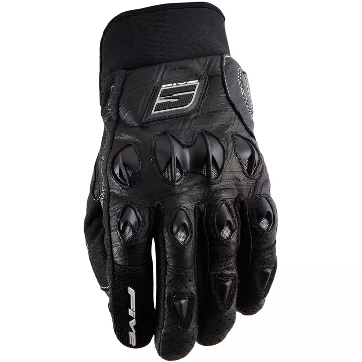 Ajohanskat Five Stunt Leather, musta - MP Ajohanskat - 661-5049-0 - 1