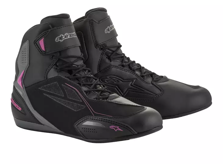 Ajokengät Alpinestars Stella Faster-3 Drystar, musta/rosa - Ajokengät - D261430 - 1