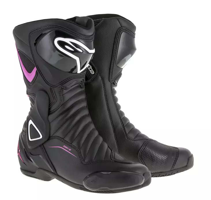 Ajosaapas Alpinestars Stella SMX-6, musta/pinkki - Ajokengät - D205720 - 1