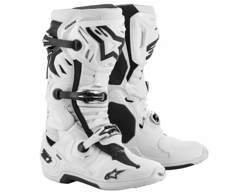 Alpinestars crossisaappaat Tech 10 Vented valkoinen - Crossikengät - D279130 - 1