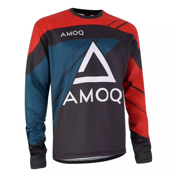 AMOQ Snowcross kisapaita, musta/punainen - Kelkkatakit - 645-22061606-0 - 1