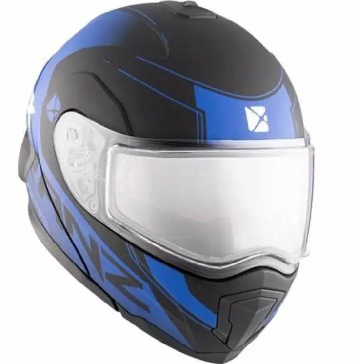 Avattava kelkkakypärä CKX Tranz 1.5 AMS Caliber, mattasininen - Kelkkakypärät - 58-2017-0 - 1