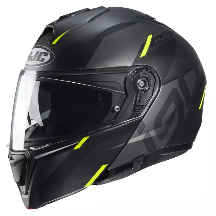 Avattava kypärä HJC i90 Aventa MC4HSF, musta/harmaa/keltainen - Avattavat- ja avokypärät - 630-21061-0 - 1