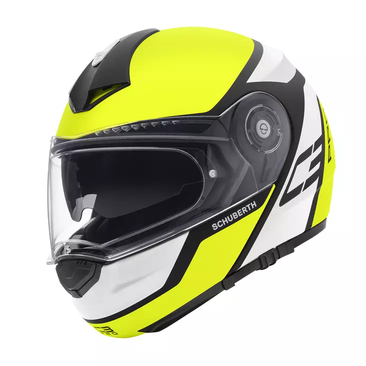 Avattava kypärä Schuberth C3 Pro Echo, keltainen - Avattavat- ja avokypärät - 51-1700-0 - 1