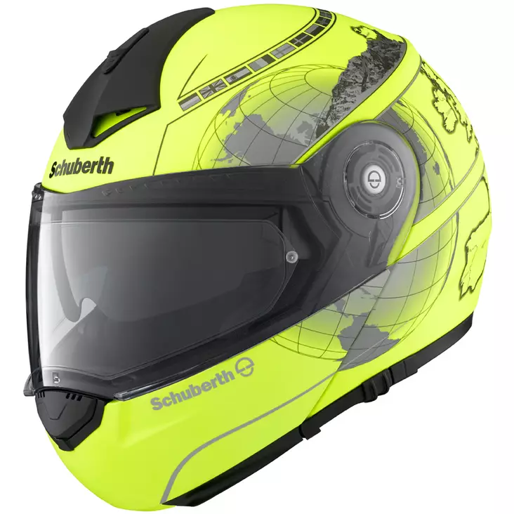 Avattava kypärä Schuberth C3 Pro Europe, keltainen - Avattavat- ja avokypärät - 51-1503-0 - 1