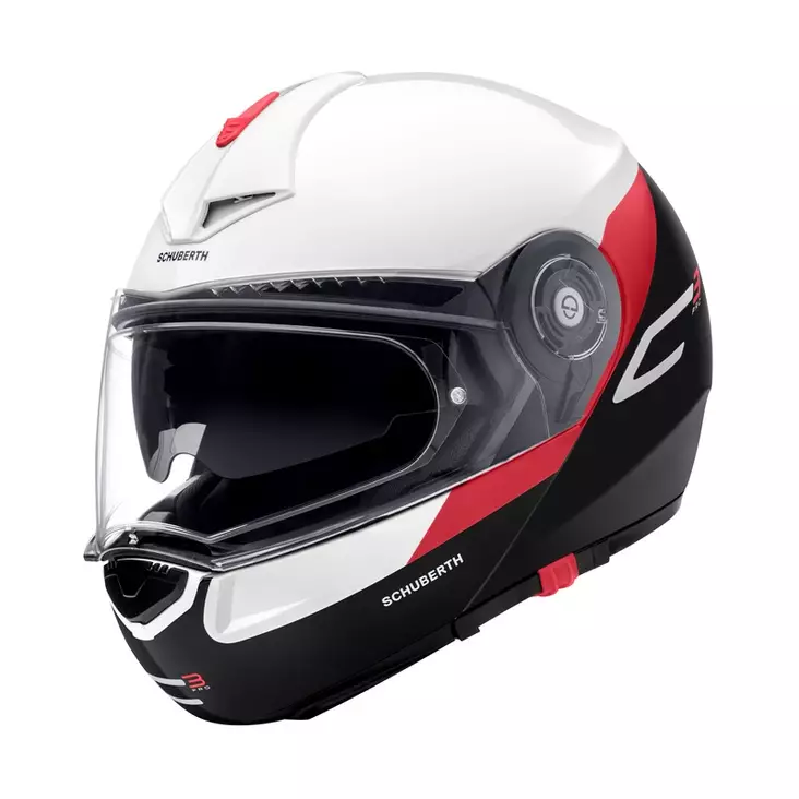 Avattava kypärä Schuberth C3 Pro Gravity, punainen - Avattavat- ja avokypärät - 51-1809-0 - 1