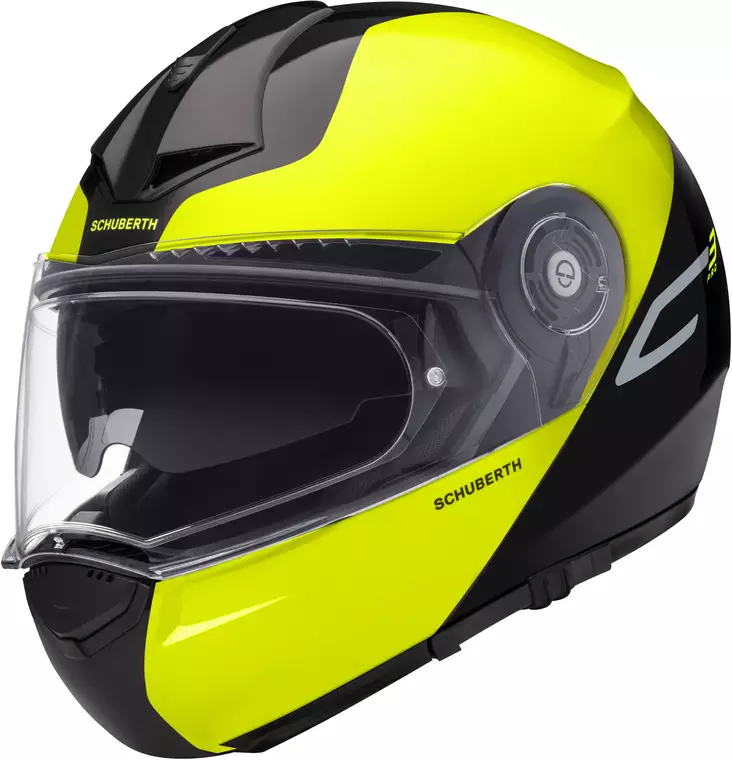 Avattava kypärä Schuberth C3 Pro Split, keltainen - Avattavat- ja avokypärät - 51-1926-0 - 1