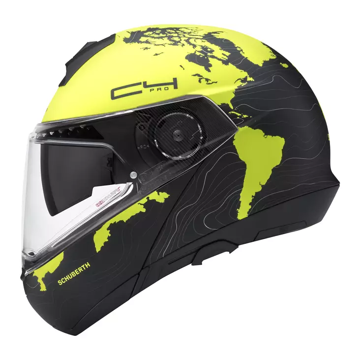 Avattava kypärä Schuberth C4 Pro Magnitudo, keltainen - Avattavat- ja avokypärät - 51-2007-0 - 1