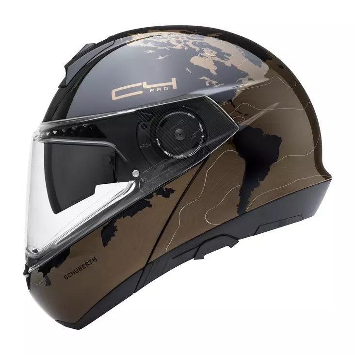 Avattava kypärä Schuberth C4 Pro Magnitudo, ruskea - Avattavat- ja avokypärät - 51-2008-0 - 1