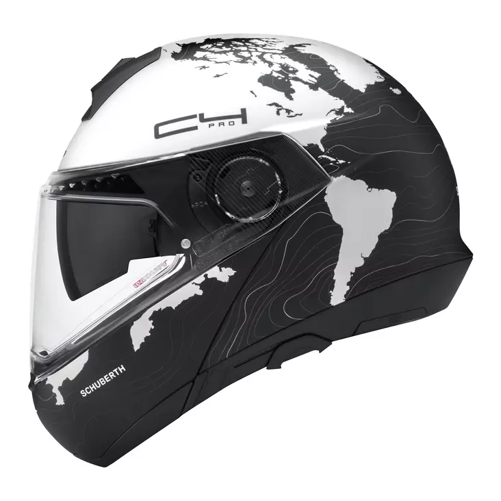 Avattava kypärä Schuberth C4 Pro Magnitudo, valkoinen - Avattavat- ja avokypärät - 51-2006-0 - 1