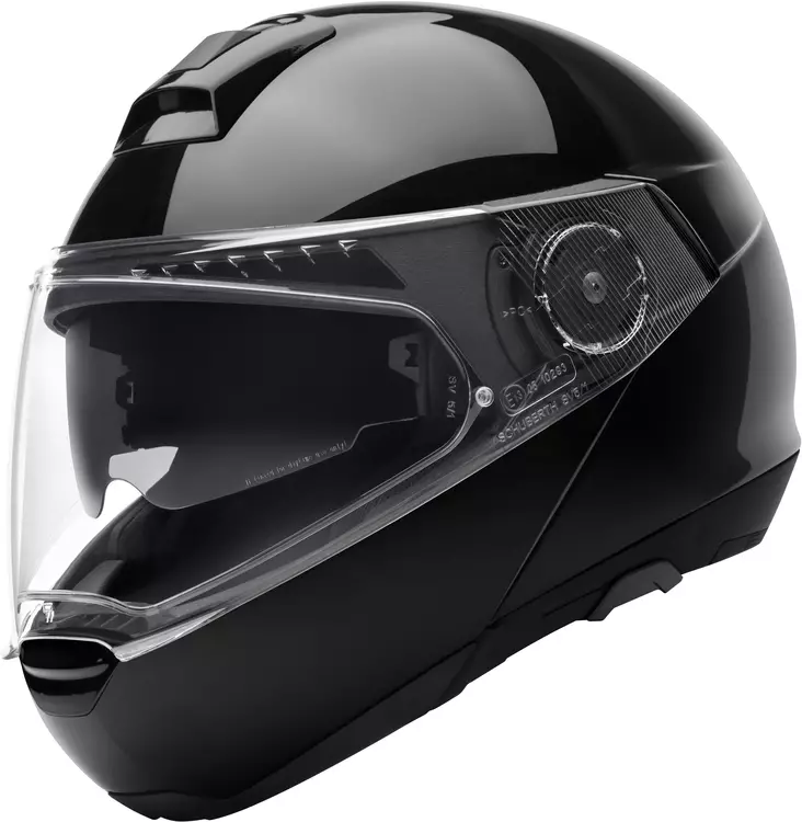 Avattava kypärä Schuberth C4 Pro, musta - Avattavat- ja avokypärät - 51-1905-0 - 1