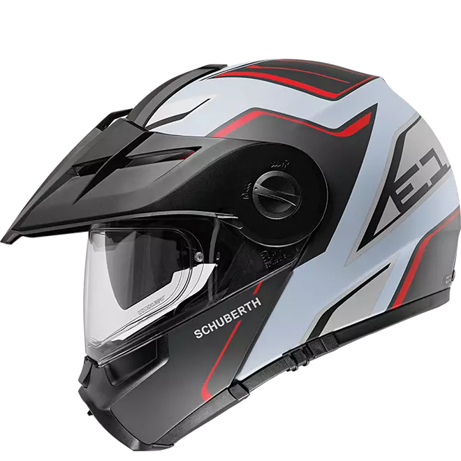 Avattava kypärä Schuberth E1 Endurance, mattaharmaa - Avattavat- ja avokypärät - 51-2225-0 - 1