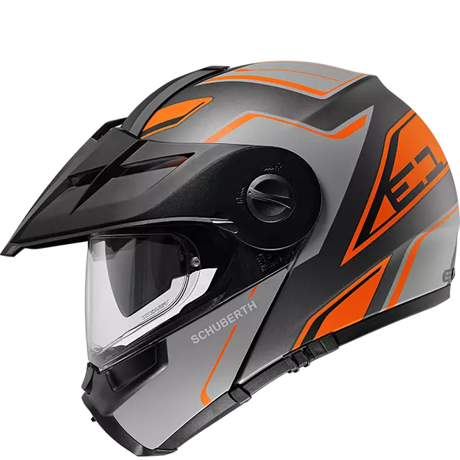 Avattava kypärä Schuberth E1 Endurance, mattaoranssi - Avattavat- ja avokypärät - 51-2224-0 - 1