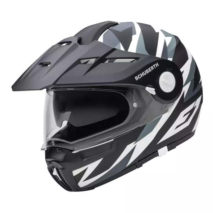 Avattava kypärä Schuberth E1 Rival, camo/harmaa - Avattavat- ja avokypärät - 51-1823-0 - 1