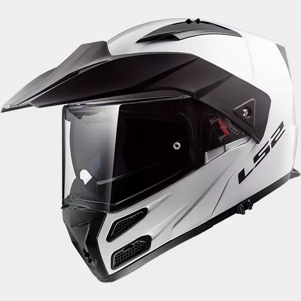 Avattava mp-kypärä LS2 FF324 Metro Evo Solid, valkoinen - Avattavat- ja avokypärät - 636-8033-0 - 1