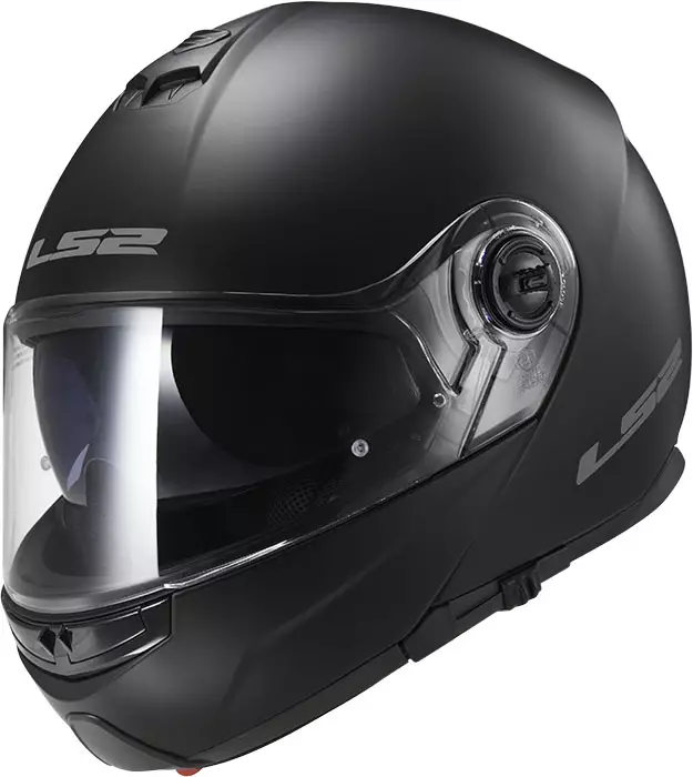 Avattava MP-kypärä LS2 FF325 Strobe, mattamusta - Avattavat- ja avokypärät - 636-1923-0 - 1