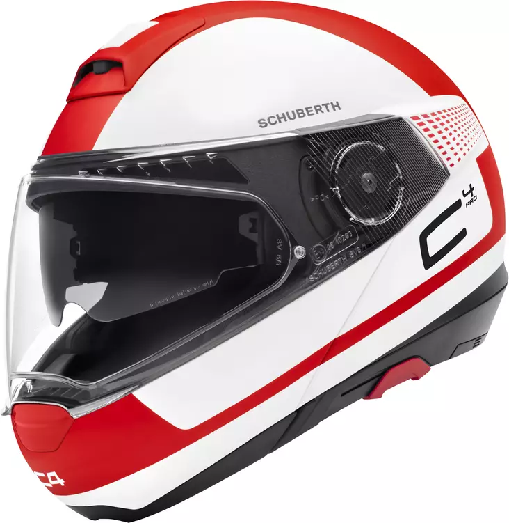 Avattava mp-kypärä Schuberth C4 Pro Legacy, punainen - Avattavat- ja avokypärät - 51-1909-0 - 1