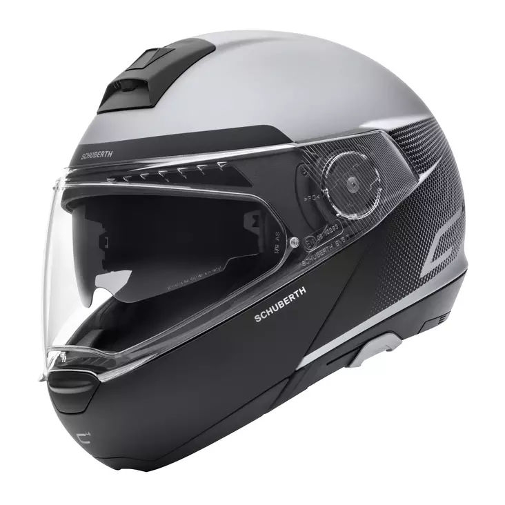 Avattava MP-kypärä Schuberth C4 Resonance, harmaa - Avattavat- ja avokypärät - 51-1801-0 - 1