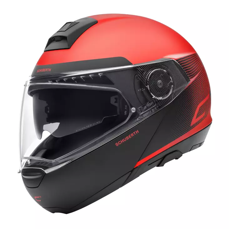 Avattava MP-kypärä Schuberth C4 Resonance, punainen - Avattavat- ja avokypärät - 51-1800-0 - 1