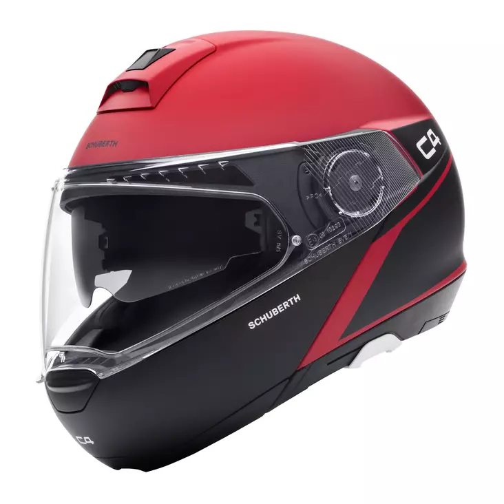 Avattava MP-kypärä Schuberth C4 Spark, punainen - Avattavat- ja avokypärät - 51-1821-0 - 1