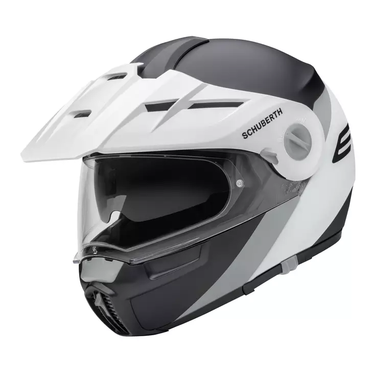 Avattava MP-kypärä Schuberth E1 Gravity, harmaa - Avattavat- ja avokypärät - 51-1815-0 - 1