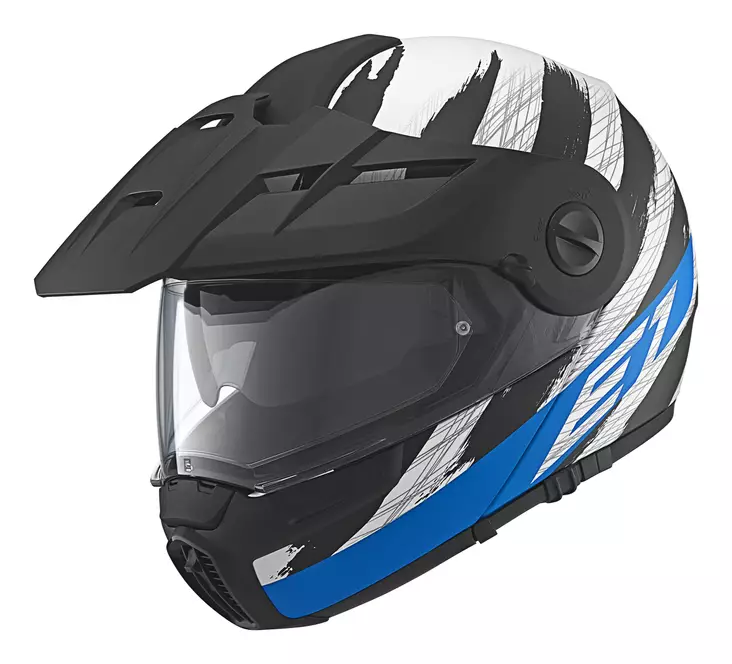 Avattava MP-kypärä Schuberth E1 Hunter, sininen - Avattavat- ja avokypärät - 51-1660-0 - 1