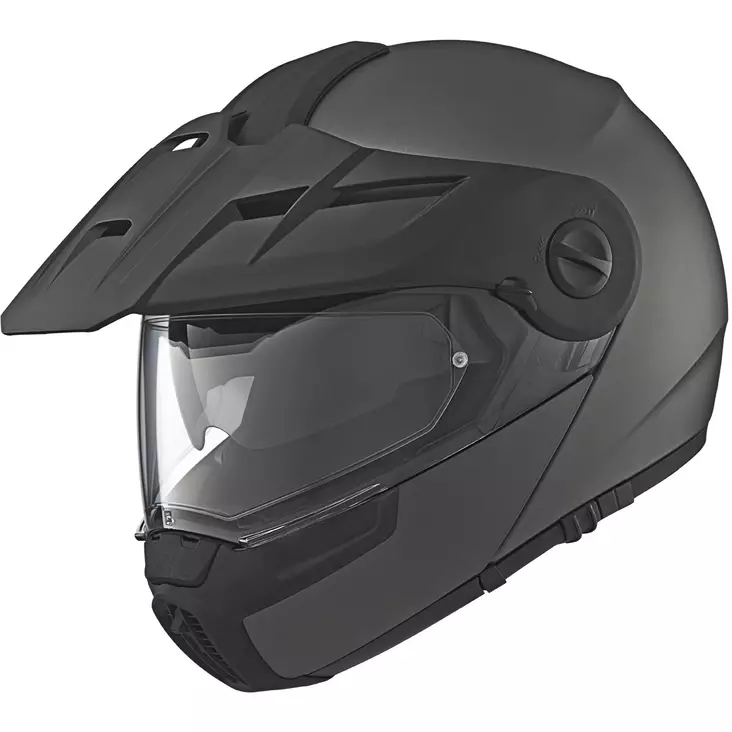 Avattava MP-kypärä Schuberth E1, matta antrasiitti - Avattavat- ja avokypärät - 51-1653-0 - 1