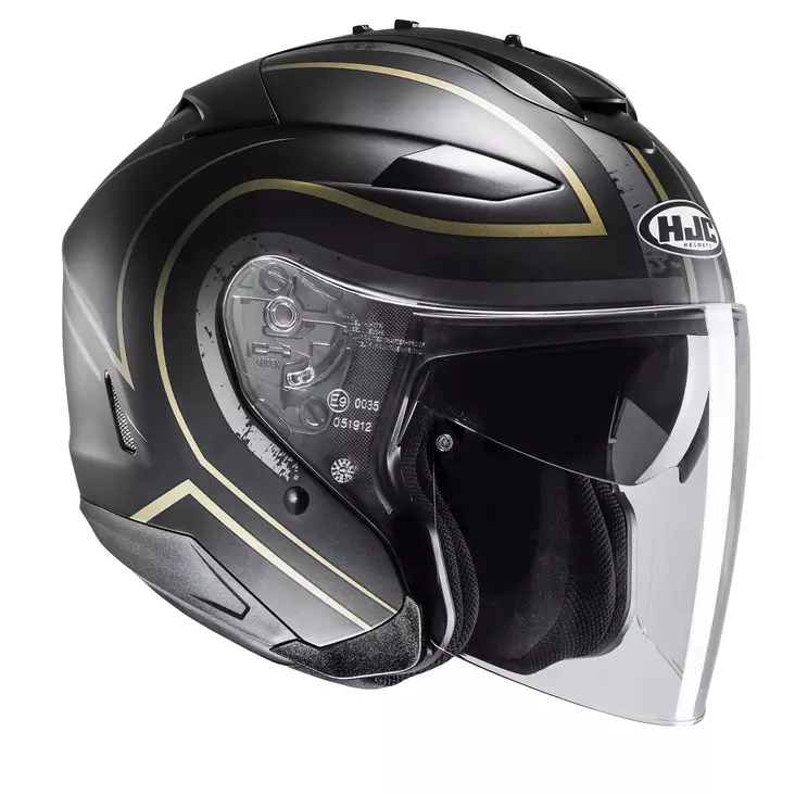 Avokypärä HJC IS-33 II Apus, musta/kulta - Avattavat- ja avokypärät - 630-18059-0 - 1