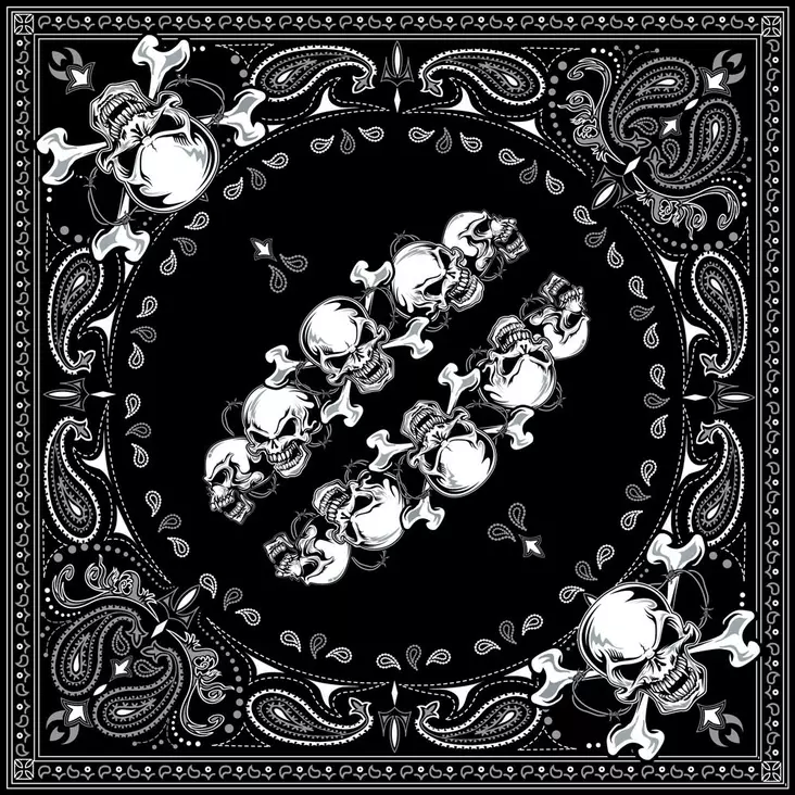 Bandenna puuvillahuivi - Neopreenimaskit ja huivit - B140 - 1