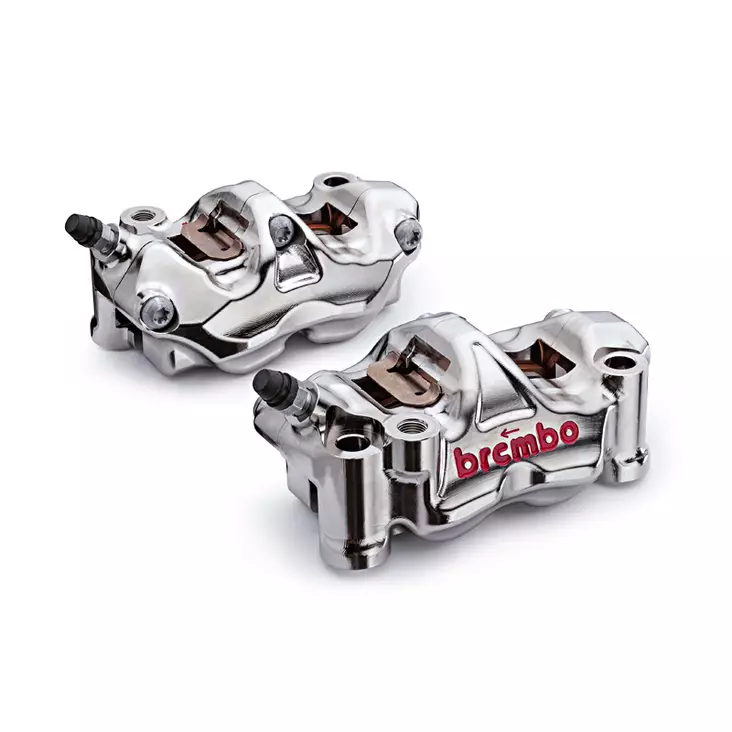 BREMBO GP4-RX CALIPER KIT 100MM NICKEL - Moottoripyörän muut jarruosat - 233-220B01020 - 1