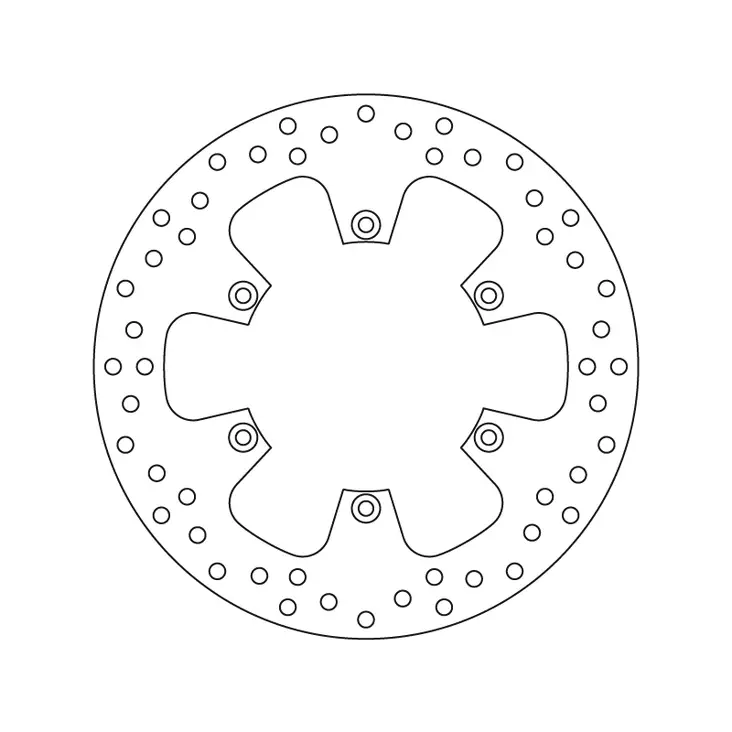 Brembo Jarrulevy Serie Oro - Moottoripyörän jarrulevyt - 232-68B407F0 - 1