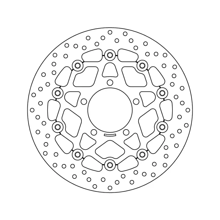 Brembo Jarrulevy Serie Oro kelluva - Moottoripyörän jarrulevyt - 232-78B40840 - 1