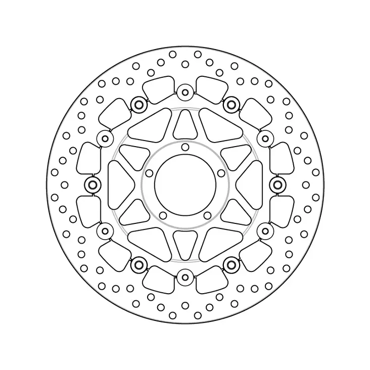 Brembo Jarrulevy Serie Oro kelluva - Moottoripyörän jarrulevyt - 232-78B40890 - 1