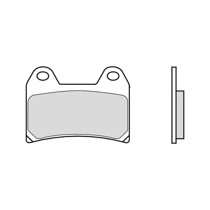 Brembo Jarrupalat Eteen Sintered - Moottoripyörän jarrupalat - 231-BB1990 - 1