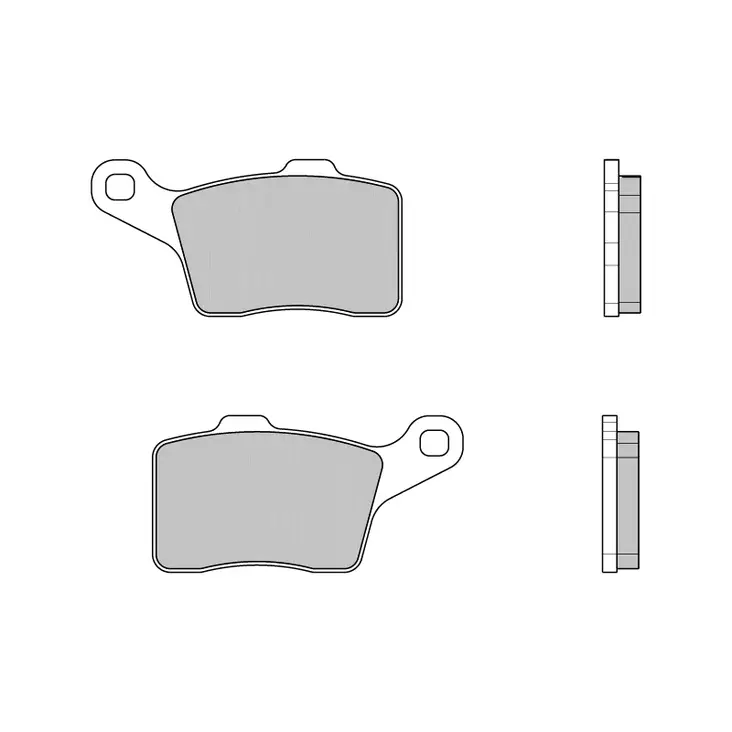 Brembo Jarrupalat Ski-Doo XP - Moottoripyörän jarrupalat - 231-BB3590 - 1