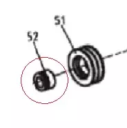 Bronco Hihnapyörän laippa niittyleikkuri - Työkoneiden varaosat - 77-12490-80 - 1