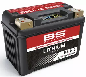 BS Battery BSLI-10 Lithiumakku - BS akut - 140-360110 - 1