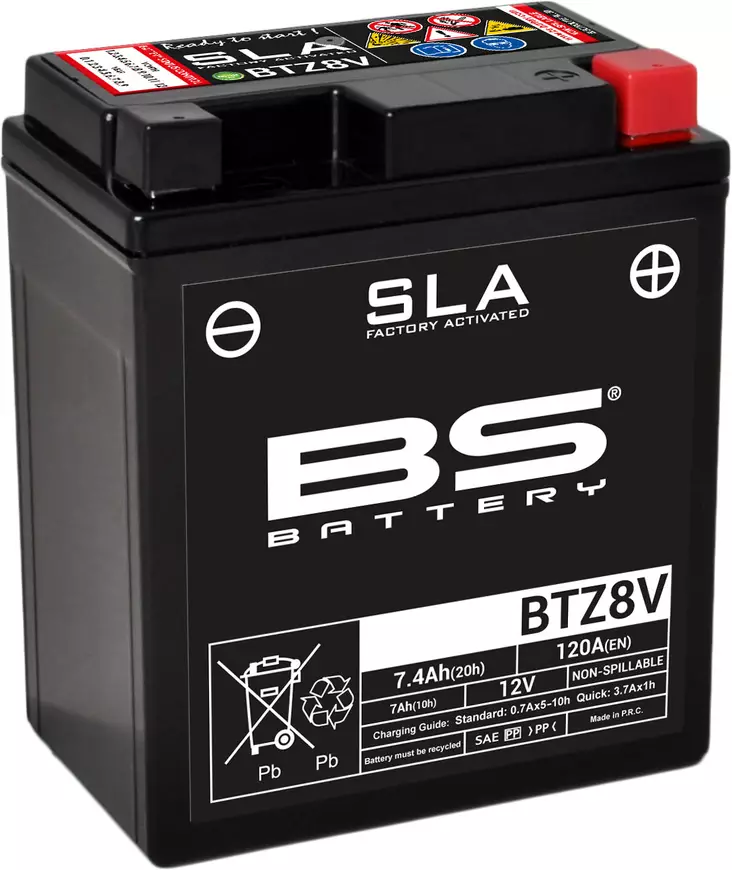 BS Battery BTZ8V (FA) SLA - Sealed & Activated - BS akut - 140-300890 - 1