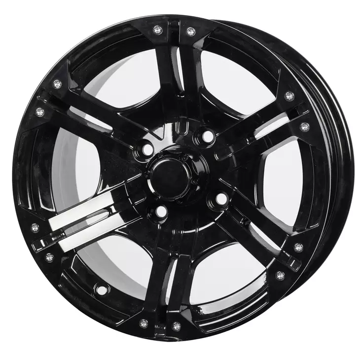 BSK Vanne 12x7 4/110 4+3 Musta - Mönkijän vanteet - 74-BSK-124110 - 1
