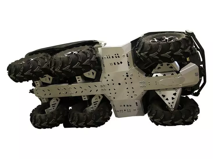 CanAm G2 Outlander 6x6: (2013-2016) Pohjapanssarisarja, alumiini - Mönkijän alumiiniset pohjapanssarit - 0220300 - 1