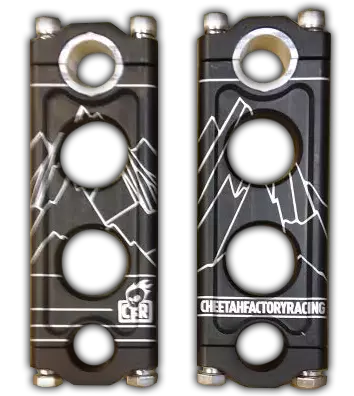 CFR Knucks Korotuspala (3") Musta - Moottorikelkan korotuspalat - 928-1011-0 - 2