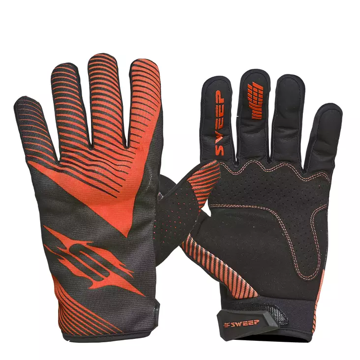 Crossihanskat Sweep MX4, musta/oranssi - Crossihanskat - 534-1965-0 - 1