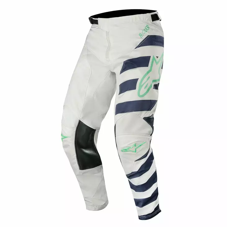 Crossihousut Alpinestars Racer Braap, harmaa/sinivihreä - Crossihousut - D247900 - 1