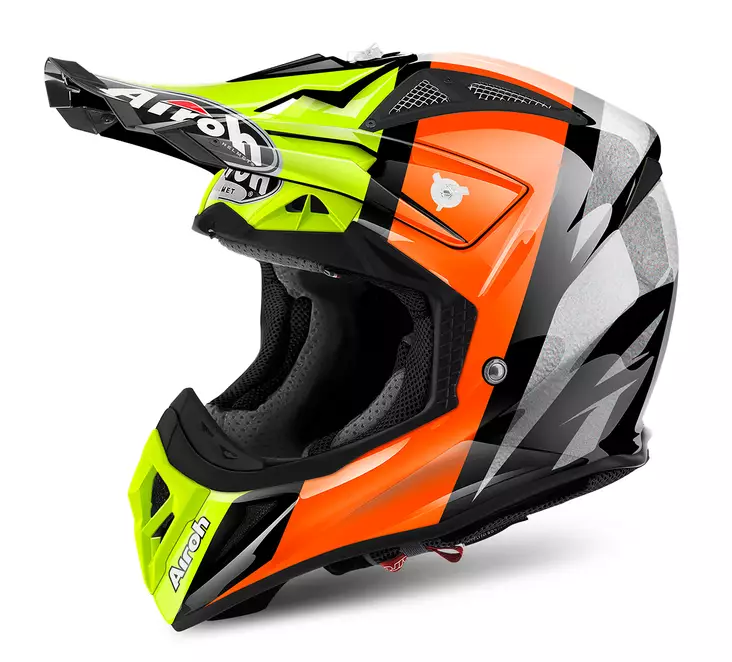 Crossikypärä Airoh Aviator 2.2, Revolve oranssi kiiltävä - Crossikypärät - 57-8025-0 - 2