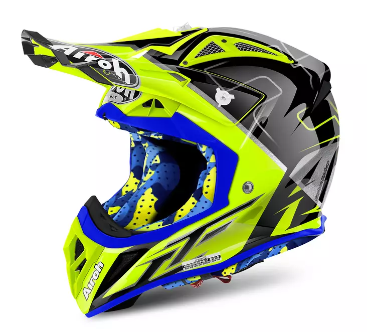 Crossikypärä Airoh Aviator 2.2 TCMN16, kiiltävä - Crossikypärät - 57-7000-0 - 2