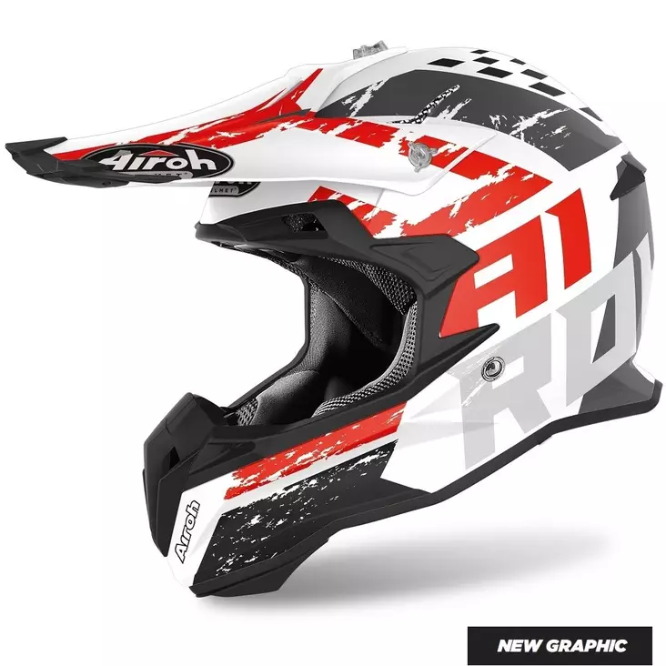 Crossikypärä Airoh Terminator Open Vision Hanger, mattapunainen - Crossikypärät - 57-2041-0 - 1