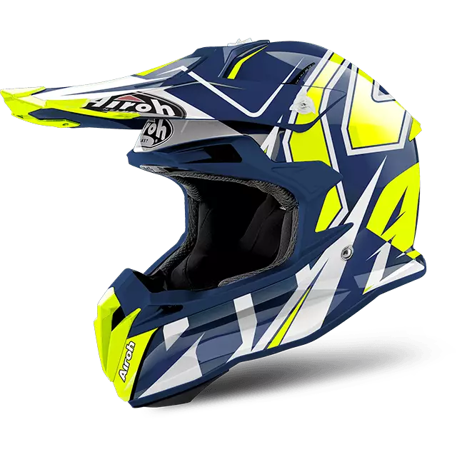 Crossikypärä Airoh Terminator Open Vision Shock, sininen - Crossikypärät - 57-8016-0 - 1
