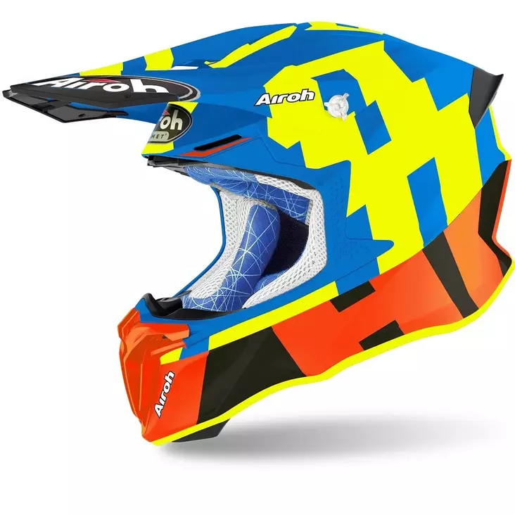 Crossikypärä Airoh Twist 2.0 Frame, matta azure - Crossikypärät - 57-2052-0 - 1