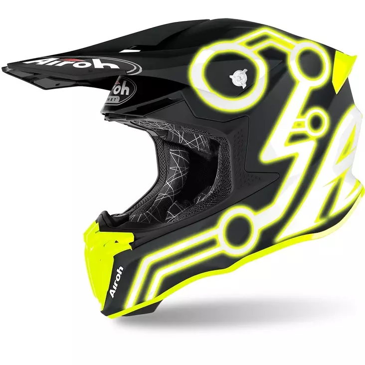 Crossikypärä Airoh Twist 2.0 Neon, mattakeltainen - Crossikypärät - 57-2063-0 - 1