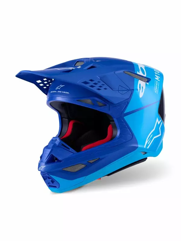 Crossikypärä Alpinestars S-M10 Flood Met, sininen/sininen/hiilikuitu - Crossikypärät - D513810 - 1
